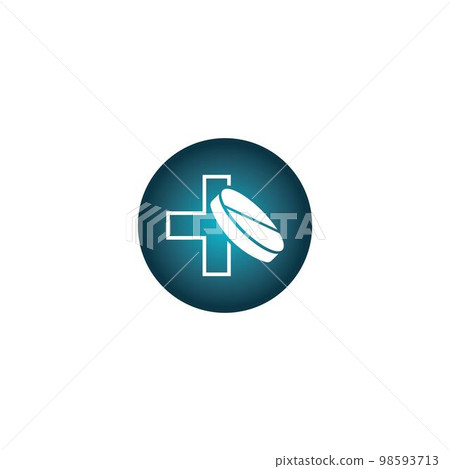 Medical pil logo. Medical pil logo. 98593713