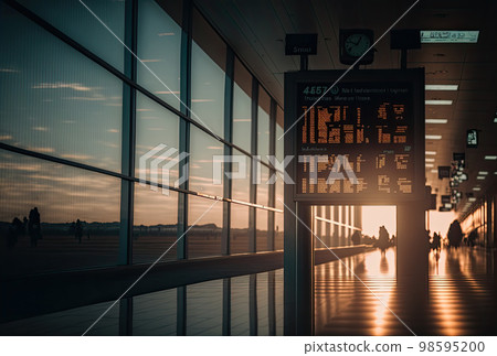 Scenery inside the airport Scenery inside the airport 98595200