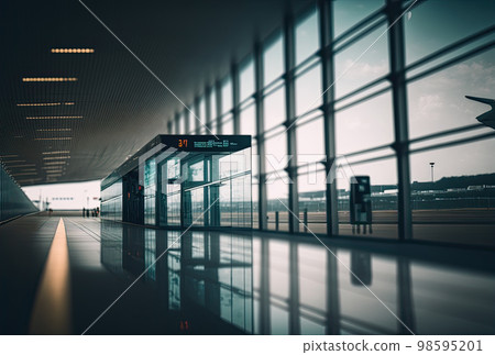 Scenery inside the airport 98595201