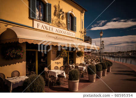 French restaurant scenery French restaurant scenery 98595354