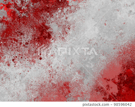 Red fantastic watercolor texture background 98596042