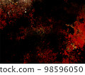 Red fantastic watercolor texture background 98596050
