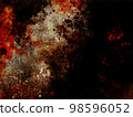 Red fantastic watercolor texture background 98596052