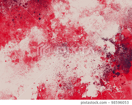 Red fantastic watercolor texture background 98596053