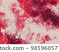 Red fantastic watercolor texture background 98596057