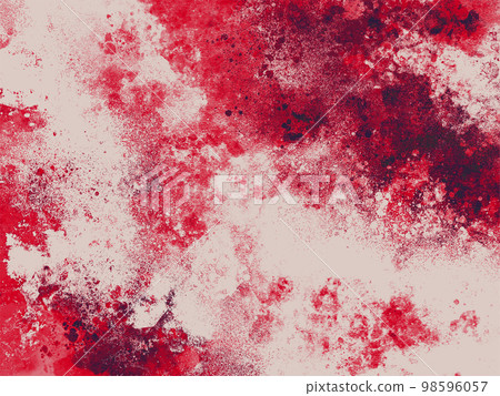 Red fantastic watercolor texture background 98596057
