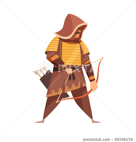 Ancient Mongol Warrior 98596259