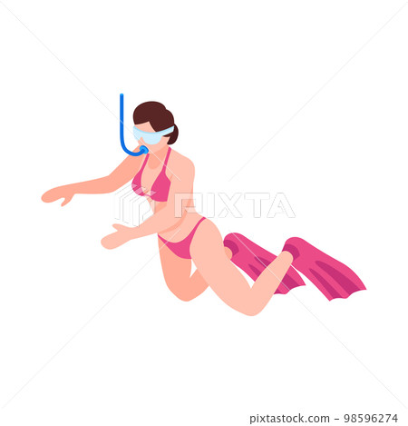 Summer Water Sport Icon 98596274