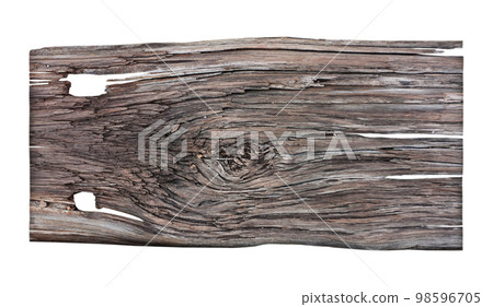 Old wooden sign board isolated on white background with clipping path Old wooden sign board isolated on white background with clipping path 98596705