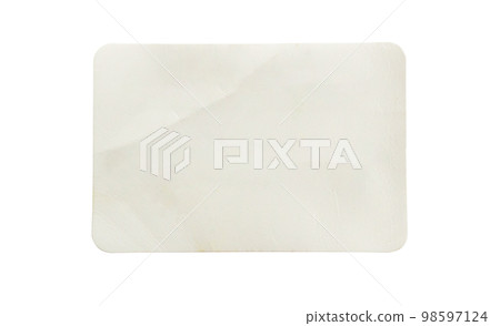 Paper sticker label isolated on white background Paper sticker label isolated on white background 98597124