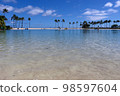 Hawaiian sea and blue sky 98597604