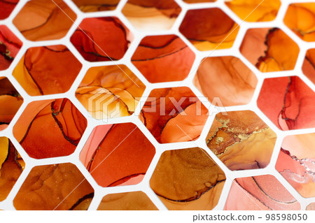 Mosaic tile alcohol ink texture background Mosaic tile alcohol ink texture background 98598050