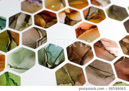 Mosaic tile alcohol ink texture background Mosaic tile alcohol ink texture background 98598065