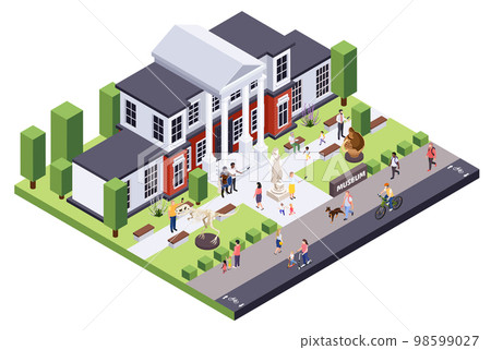 Classic Architecture Museum Composition 98599027