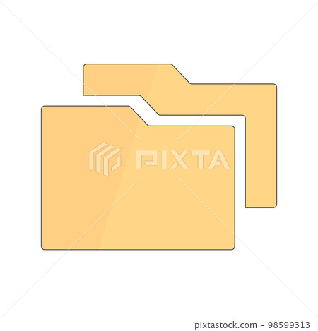 folder icon. directory icon. computer folder. vector. folder icon. directory icon. computer folder. vector. 98599313