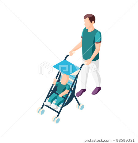 Father On Maternity Leave Icon 98599351