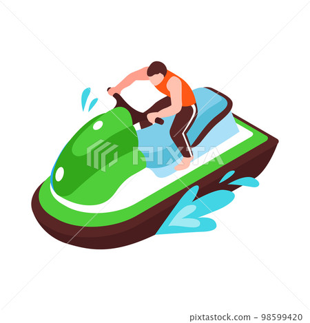 Summer Water Sport Icon 98599420