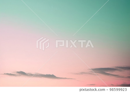 Twilight evening or morning minimal copy space sky sweet color tone background. Twilight evening or morning minimal copy space sky sweet color tone background. 98599923