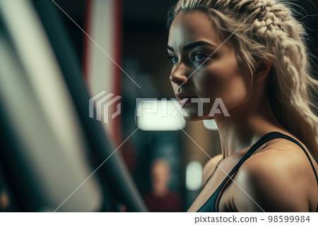 woman training at the gym 98599984