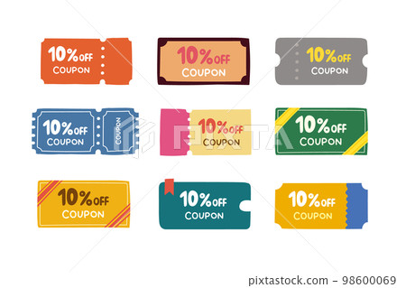 彩色優惠券套裝 98600069