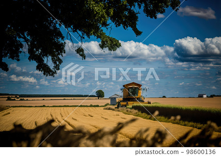 machinery during farm work 98600136