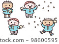 [Setsubun] Bean-throwing set for kindergarteners (boys) 98600595