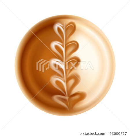 Realistic Latte Art 98600717