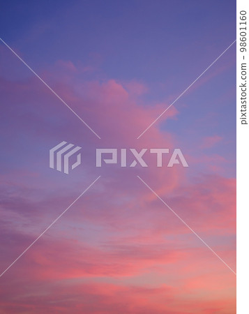 紅色日落的圖像 98601160