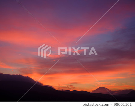 image of a red sunset image of a red sunset 98601161