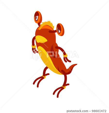 Isometric Alien Illustration 98601472