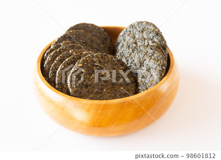 Black Sesame Rice Crackers Rice Crackers Snack Rice Crackers Black Sesame Rice Crackers Rice Crackers Snack Rice Crackers 98601812