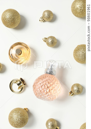 Concept of different cosmetics, different winter cosmetics Concept of different cosmetics, different winter cosmetics 98601961