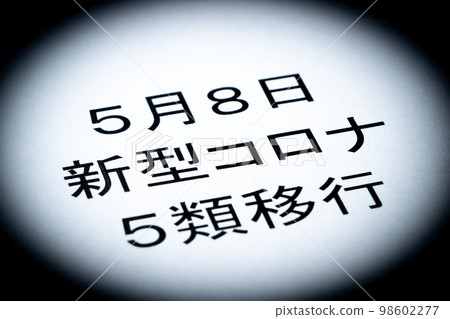 Paper written "May 8 new corona type 5 transition". 98602277