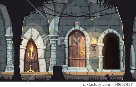 Dungeon Cartoon Composition 98602437