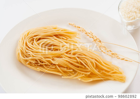 發芽糙米粉和白米飯 發芽糙米粉和白米飯 98602892