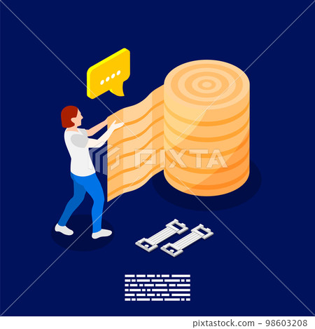 Bandage Isometric Composition 98603208