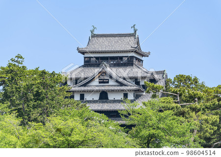 Matsue City, Shimane Prefecture, a national treasure of fine weather, Matsue Castle 98604514