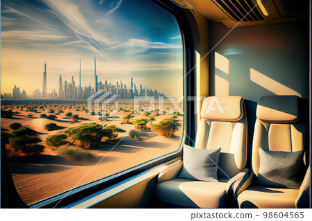 Bullet, hi speed train interior Bullet, hi speed train interior 98604565