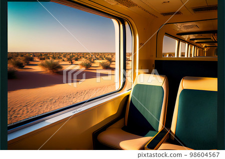 Bullet, hi speed train interior Bullet, hi speed train interior 98604567