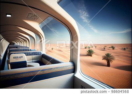 Bullet, hi speed train interior 98604568