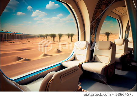 Bullet, hi speed train interior 98604573