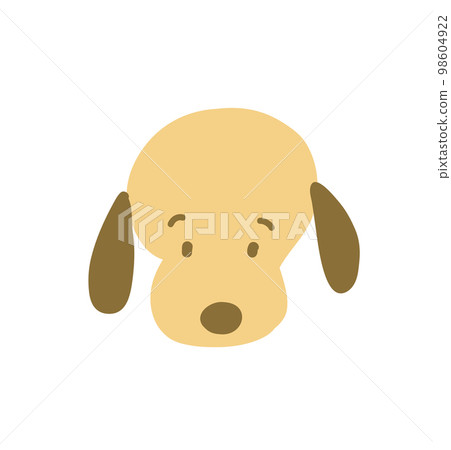 Dog's expression front illustration 98604922