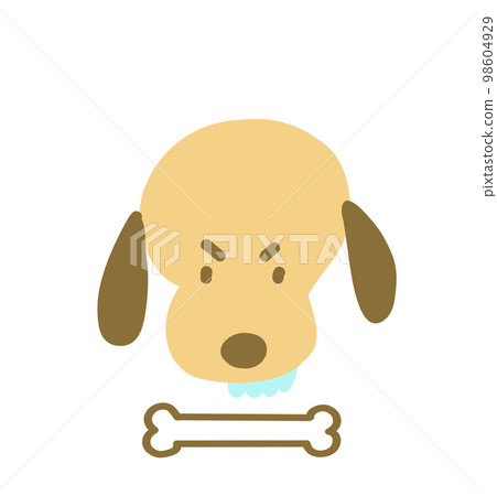 Dog's expression Front illustration Wait Dog's expression Front illustration Wait 98604929