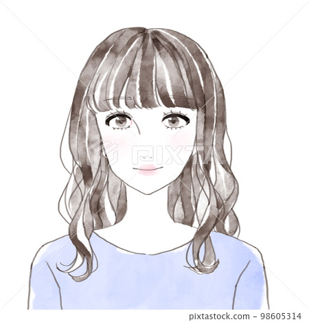 一個女人帶著微笑 98605314