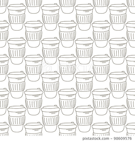 Coloring seamless pattern. Print for cloth design, textile, fabric, wallpaper Coloring seamless pattern. Print for cloth design, textile, fabric, wallpaper 98609576