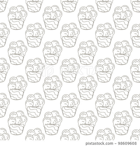 Coloring seamless pattern. Print for cloth design, textile, fabric, wallpaper 98609608