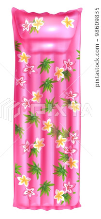 Realistic pool mat. Inflatable water mattress. Summer beach accessory 98609835