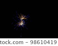 Fireworks display night in London, United Kingdom 98610419