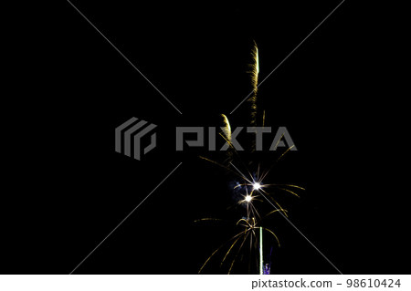 Fireworks display night in London, United Kingdom 98610424