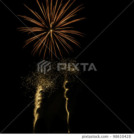Fireworks display night in London, United Kingdom Fireworks display night in London, United Kingdom 98610428